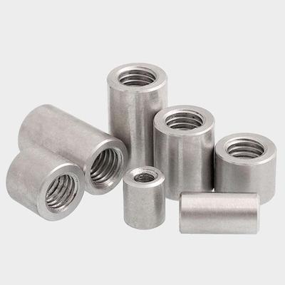 304 Stainless Steel Thickened Full Thread Cylindrical Connecting Nut (M3-M16)