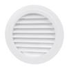 200mm Round Vent Cover White ABS Plastic Slant Louver Vent Grille Cover for Bathroom Kitchen Office