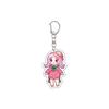 55MM Anime Puella Magi Madok Keychain Kaname Madoka/Akemi Homura/Miki Sayaka Key Chain Acrylic Model Plate Christmas Gifts
