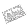 Christmas Snow Cabin Tree Metal Cutting Dies DIY Scrapbooking Paper Cards Craft