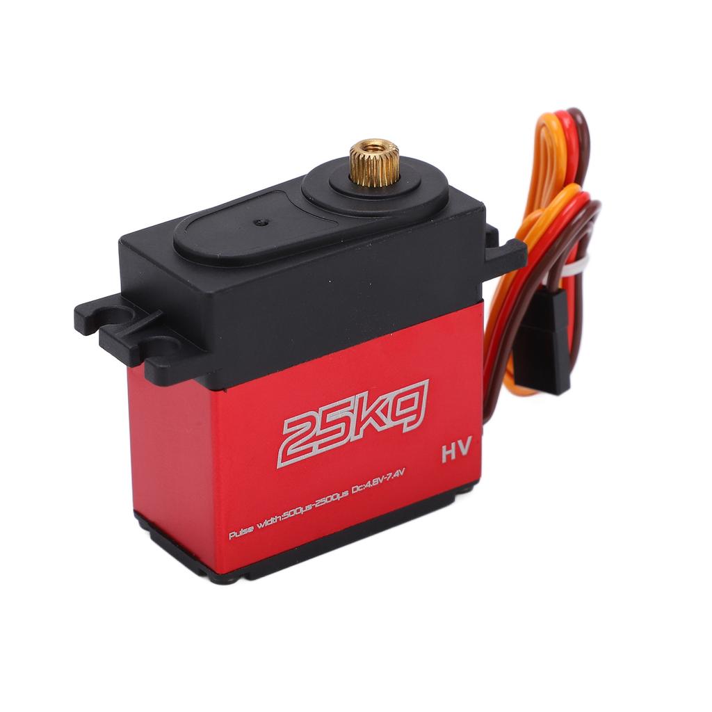 25kg RC Digital Servo High Torsion Full Metal RC Steering Gear for 110 18 RC Cars
