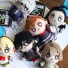 Kawaii Anime Persona Plush Doll Peripheral Keychain Cute Cartoon Stuffed Animals Pendant Toys Gifts Cuddly Fluffy Huggable Comfort Adorable Soft