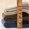 Șosete de iarnă pentru bărbați, până la jumătatea gambei, din lână, cu fleece îngroșat pentru căldură și rezistență la frig. Șosete Lungi Lânoase Super Groase pentru Iarnă