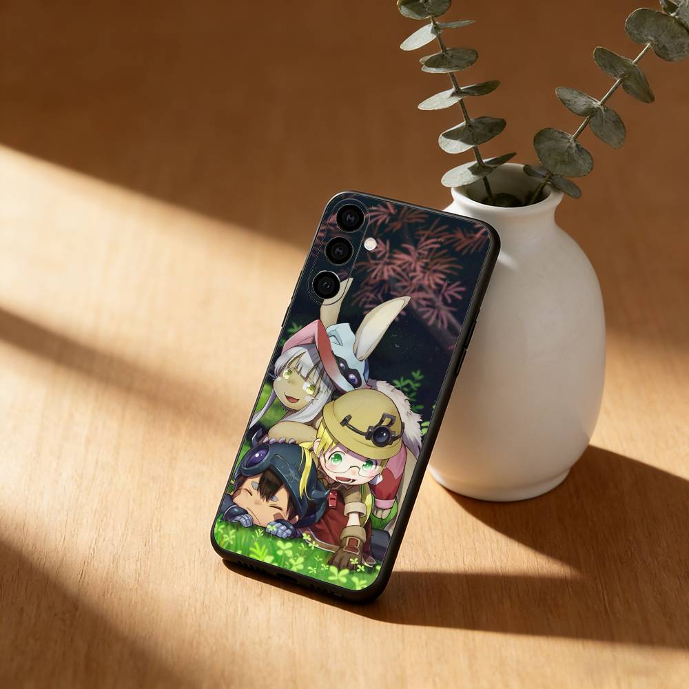 

M-Made In Abyss Anime Phone Case For Samsung Galaxy A91,80,73,72 ,71,53,52,32 ,31,22,21s,20,Soft Black Case Samsung a73 5g
