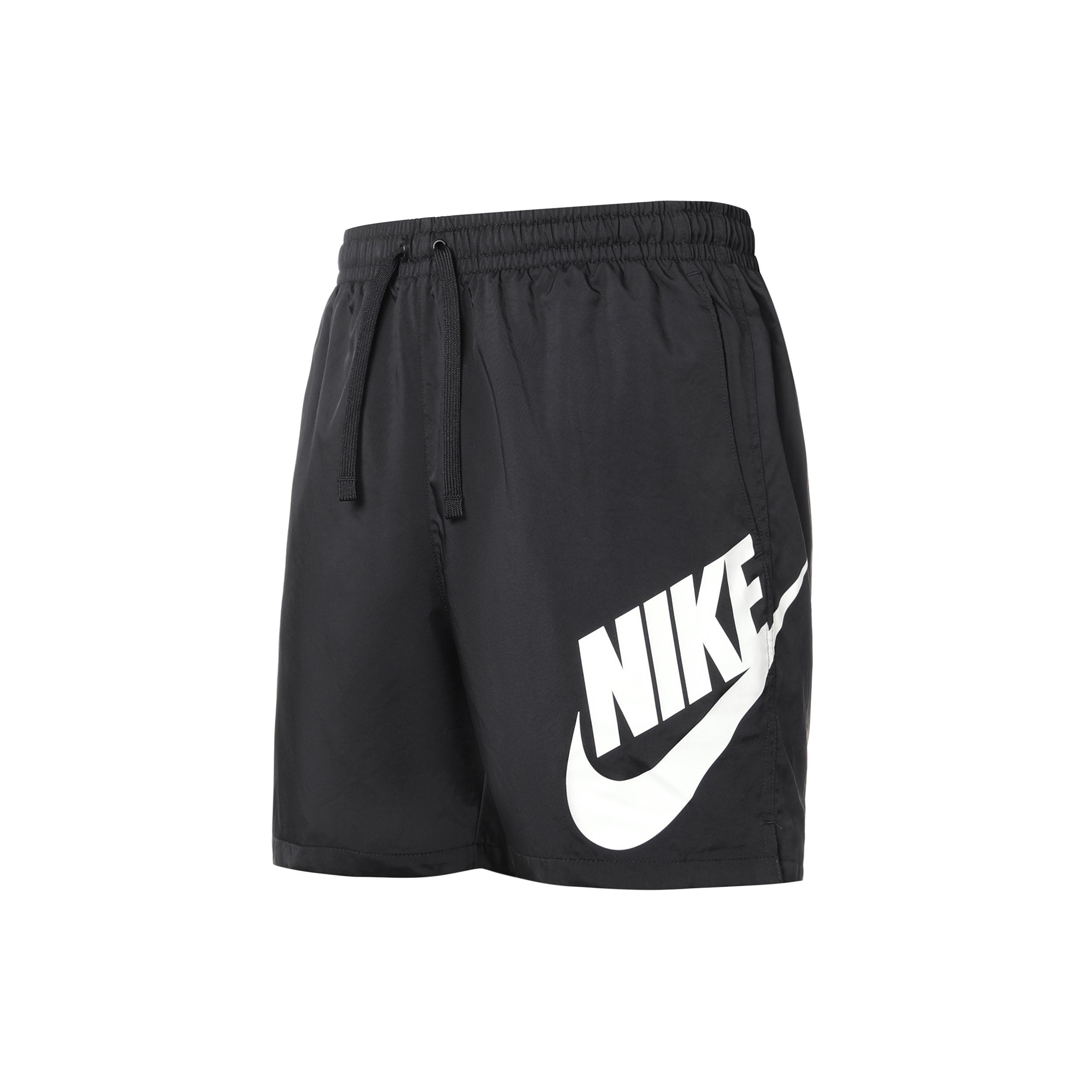 Nike Casual Sports Large Logo Woven Sports Shorts Black Men s CV9303-010 M