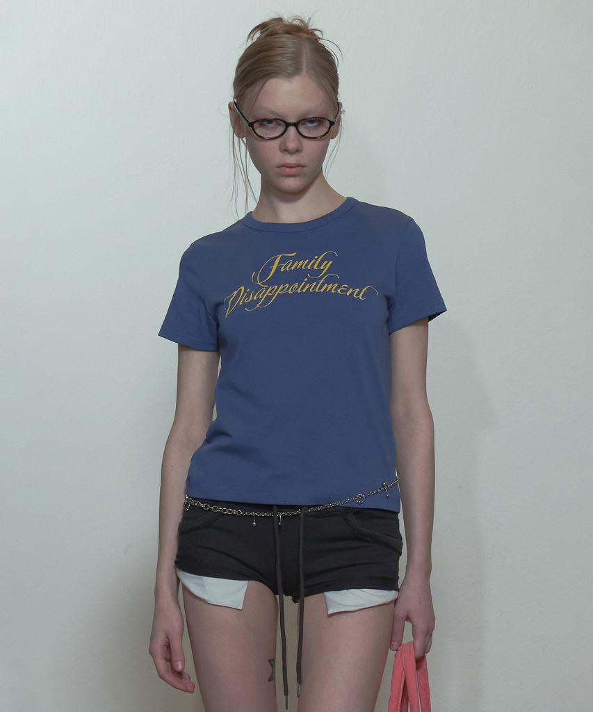 SCULPTOR Family Disappointment Tee Vintage Blue
