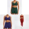 Nahtloses Yoga-Set Für Damen Mit Schnelltrocknendem Stoff Für Laufen Und Fitness