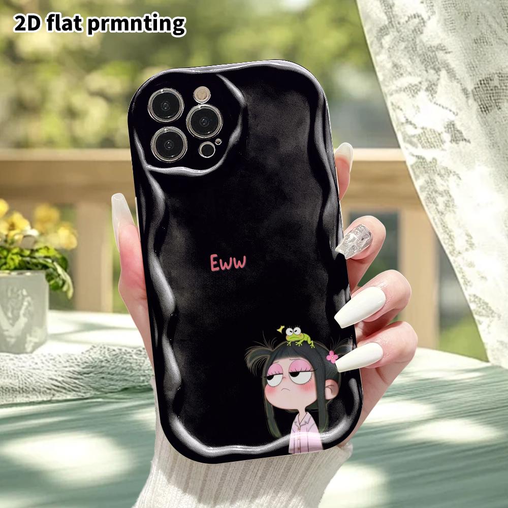 Phone Case: 2D flat, suitable for iPhone 18, 17, 16, 15, 14, 13, 12Pro protective case, cartoon illustration, perfect Christmas and Halloween holiday