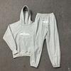 Corteiz Classic Series Ship Print Logo Thin Plush Loop Hooded Sweater Trendy Men's and Women's Casual Sweatpants
