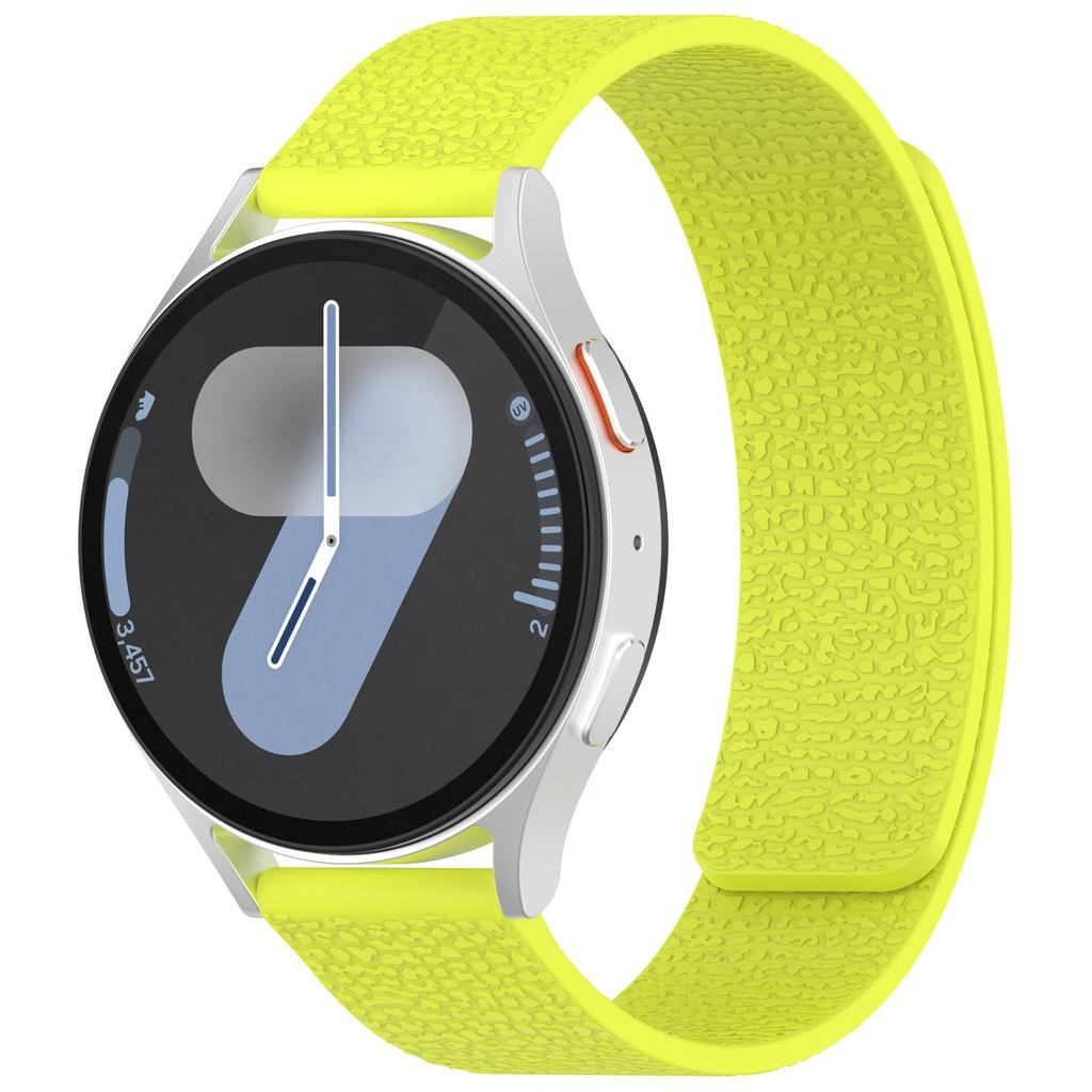 18mm 20mm 22mm Silicone Magnetic Loop Strap For Samsung Galaxy Watch 7/6/5/4 Active 2 Amazfit Bracelet HUAWEI Watch GT 2e 3 Band