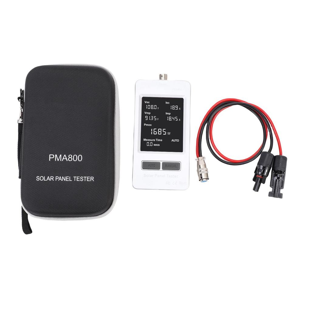 Solar Panel Tester 5 800W 20 120V 0 35A Auto Manual MPPT Photovoltaic Panel Multimeter