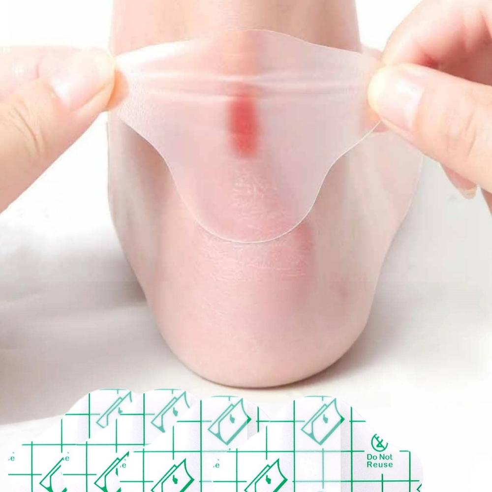 Gel Heel Protectors: Adhesive Blister Pads For Heel Liners, Shoes Stickers, Pain Relief & Foot Care Cushion GripFor Outdoor, Sport