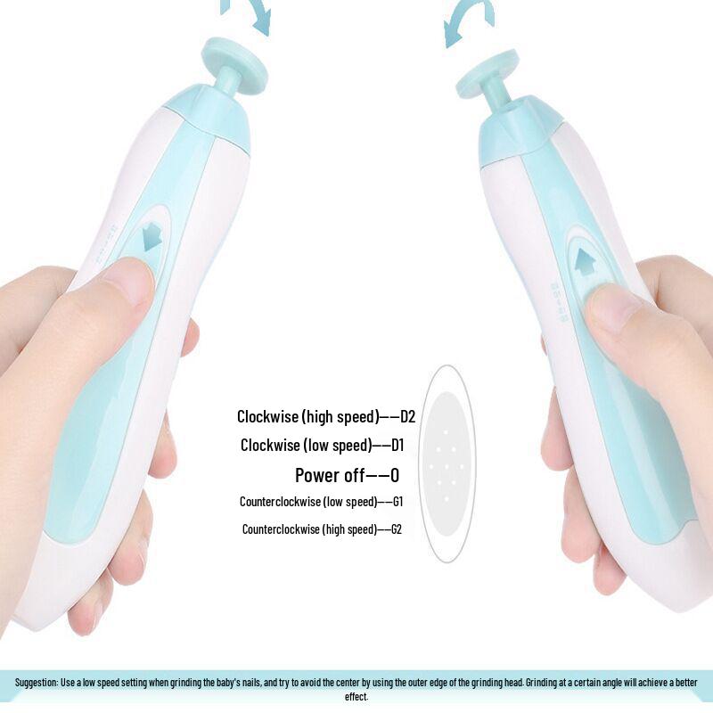 Popular Silent Baby Nail Grinder - Multifunctional Electric Trimmer & Care Set for Infants