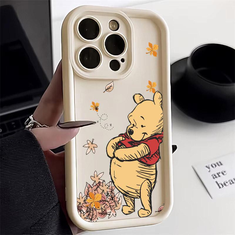Winnie The Pooh Winnies Eeyore Phone Case For iPhone 17E 11 12 13 14 15 16 17 Pro Max Fundas 17 Air Plus 16e 13 Mini Back Cover
