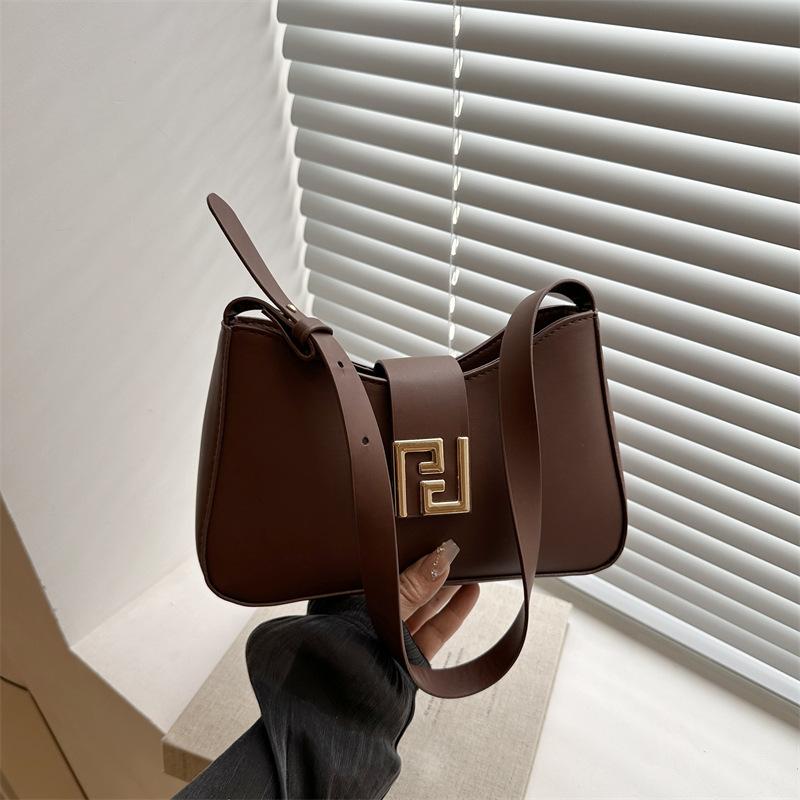 Bag Women's New Fashion Trend Shoulder Bag Niche Design Underarm Bag Personalized Messenger Small Square Bag
