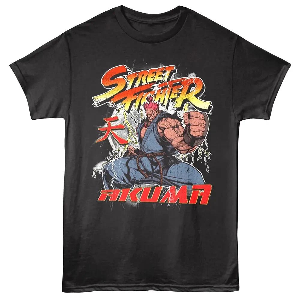 Street Fighter Akuma Elemental Men s T-Shirt S