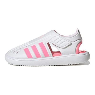 Summer Closed Toe Water Sandal J White Beam Pink Kids Sneakers Cloud-White Clear-Pink H06320
