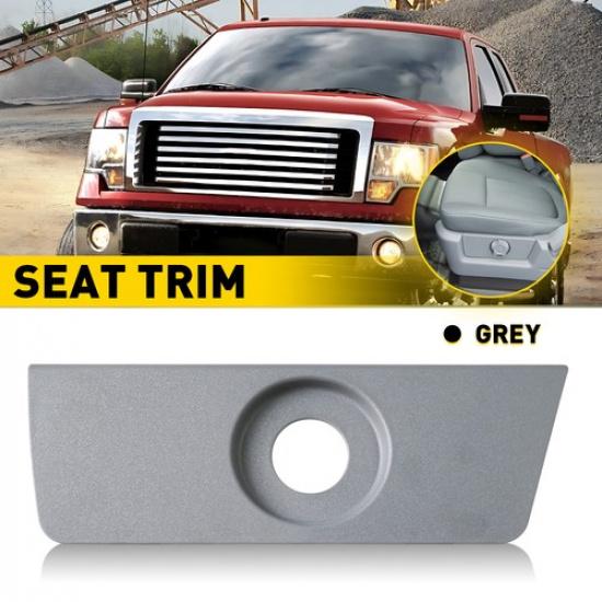

Gray Front Seat Left Cover Bezel Panel for Trim 2011-2014 F-150 Ford XLT SXT XL