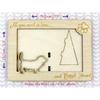 Basset Hound – Photo frame, engraved wooden frame | Art-Dog