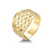 Flower of Life Rings Stainless Steel Sacred Geometry Women Finger Ring Amulet Vintage Jewelry Gift