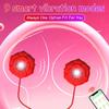 Vibrating Nipple Clamps Vibrator Rose Breast Massager Adult Sex Toys for Woman App Remote Control Adjustable Nipple Stimulation