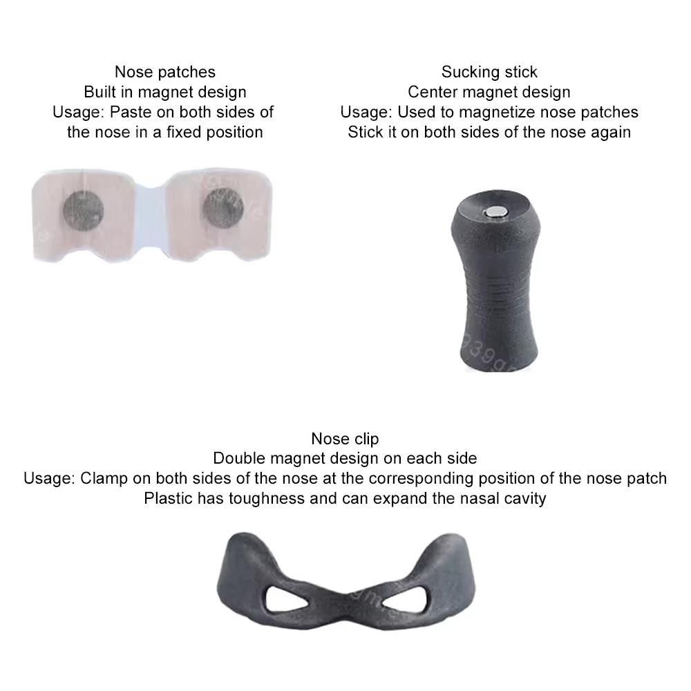 Sport Nasal Dilator Sleep Nasal Breathing Dilators Starter Kit Nose Breathe Strips Magnetic Nasal Strips Reduce Snoring
