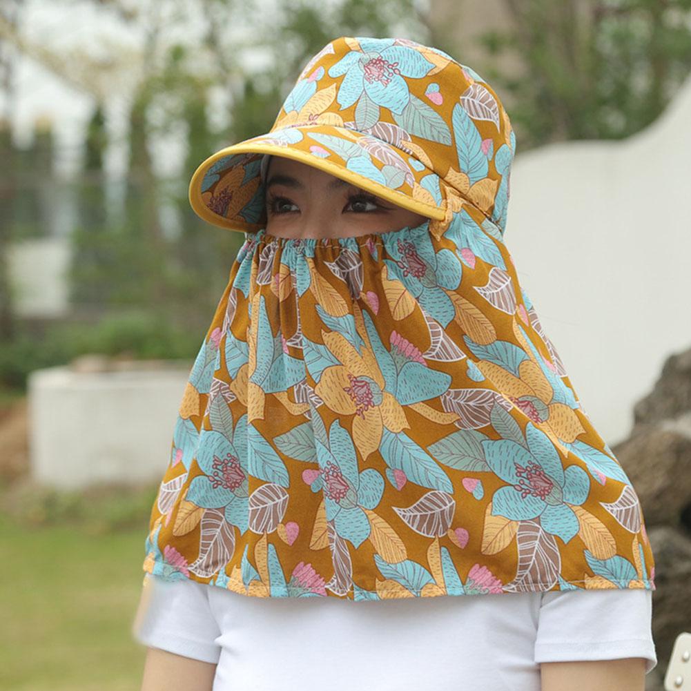 UV Protection Sun Hat Breathable Hunting Ear Flap Face Neck Protective Cover Leisure Outdoor Fishing Cap Women