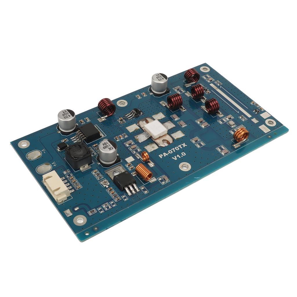 50W FM Amplifier Module Audio Amplification Board with Power Standing Wave Temperature Detection DC13‑16V 87‑108MHz