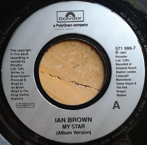 

7inch Record IAN BROWN - My Star 5719867 Polydor 1998 UK Rock Used