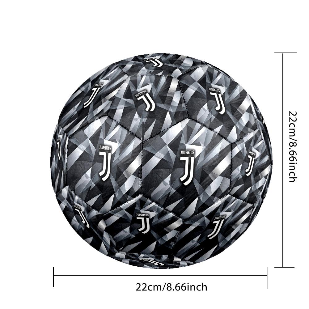 Pallone da calcio a tema Juventus FC Taglia 5 Pallone da calcio Tocco Morbido Pallone da calcio Professionale per Allenamento per Sport all'Aperto