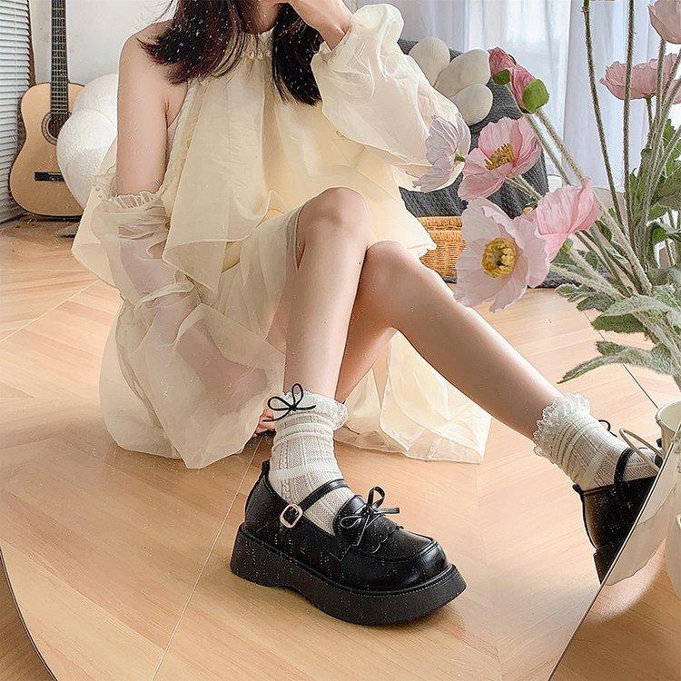 

Модные и удобные туфли Мэри Джейн Pure Sweet Wind, женские летние туфли для студентов в стиле Лолиты 40 чёрный