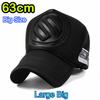 Літні сітчасті кепки-тракери для дорослих Чоловічі кепки Snapback у стилі Hip hop Punk Rock Для чоловіків з великою головою Кепка-бейсболка великого розміру 55-60см 60-63см