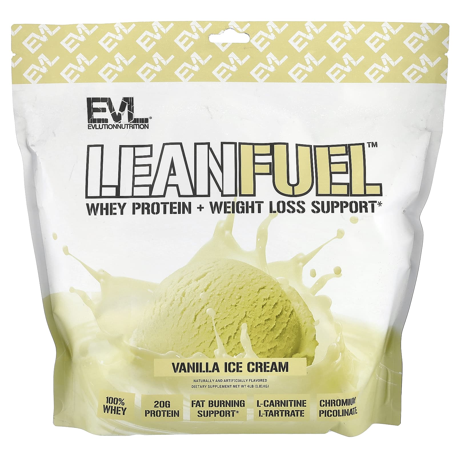 

Leanfel™, Vanilla Ice Cream, 1.81Kg(4Lb)