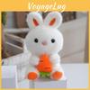 Rabbit Adorable Stuffed Animal Plushie Keychain Fluffy Bunny Doll For Gift Ideas