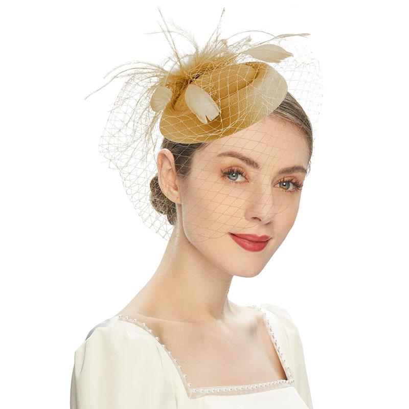 Chic Wedding Hats Fascinators Embellished Headbands for Women’s Stylish and Sophisticated Look XLM01