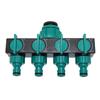 1PC 4-Way Hose Splitters 1" to 3/4" to 1/2" European standard Female Thread Automatic Garden Watering Water Pipe Connectors