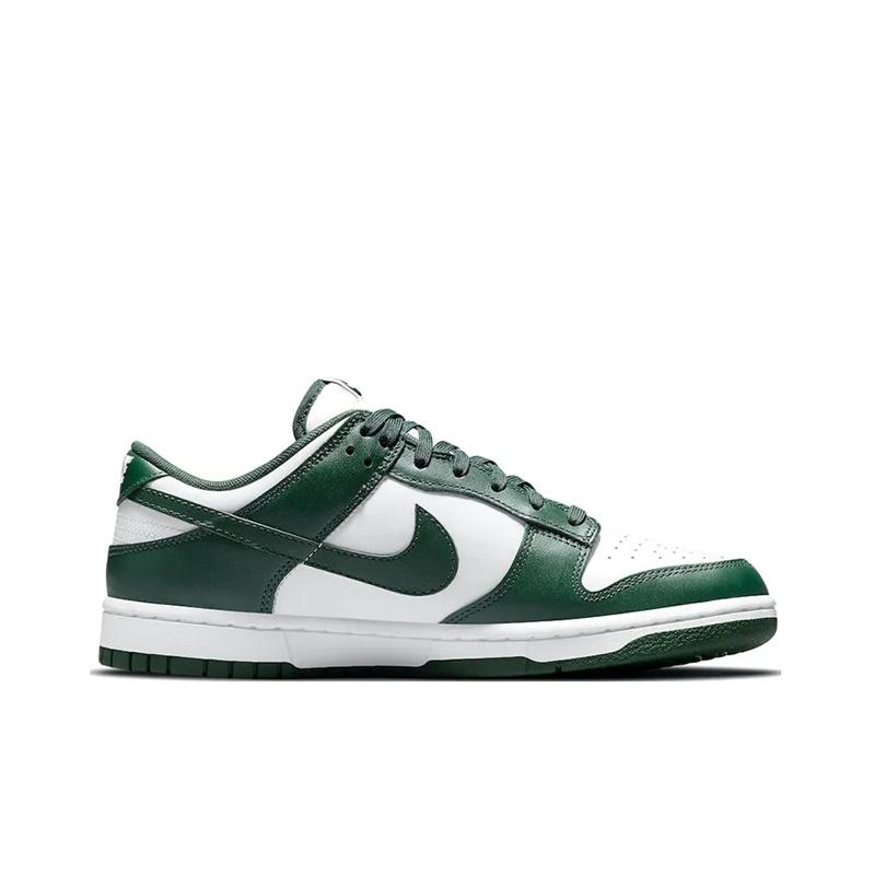Nike Dunk Low Michigan State Unisex Sneakers Green White Team-Green DD1391-101