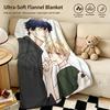 Comic LLove Is An Illusionn Throw Warm Soft Flannel Blanket Multiuse for Sofa Bed Camping Travel Nap