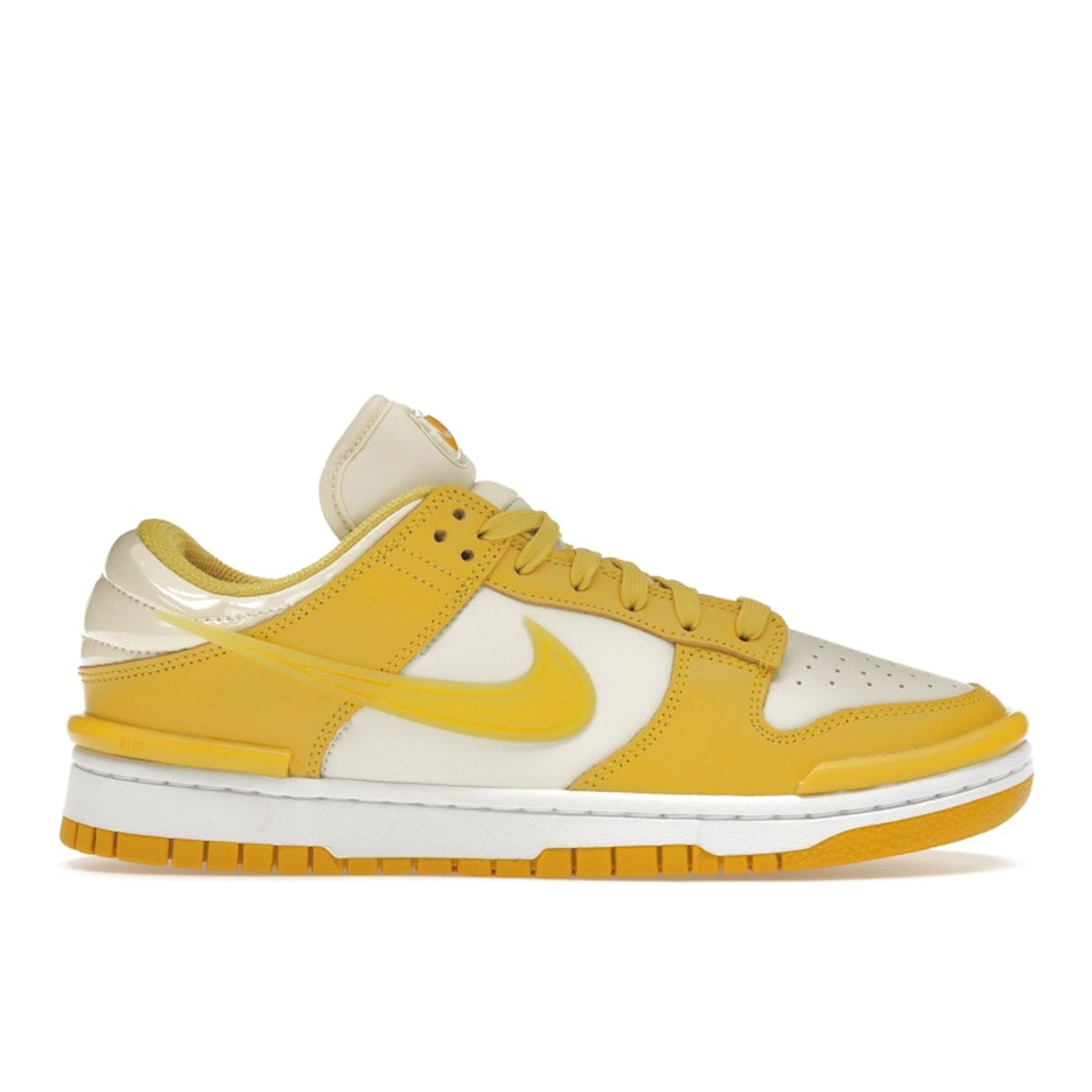 Zapatillas Nike Dunk Low Twist Vivid Sulfur para Mujer Amarillo Leche de Coco Blanco DZ2794-100 42.5