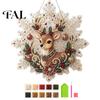 Handmade Gift Ideas for Friends Christmas Faux Pearl Painting Suncatcher Art Kit, Acrylic Snowflake Shape Board Decorative Hanging Window with