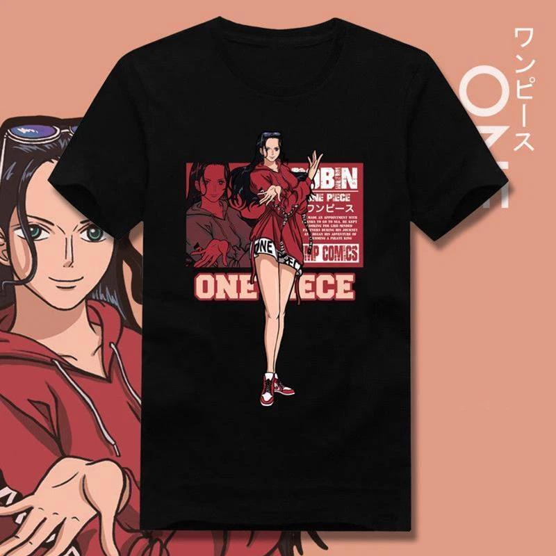 

One Piece Робин Косплей Аниме Манга Футболка Футболка Нижнее белье Хлопок 2XL