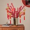 2026 Year of Horse Hanging Ornament Mini Flat Horse with Welcome Spring for Housewarming & CNY Decor