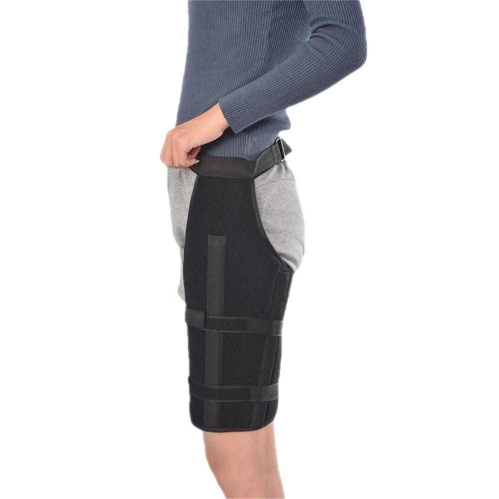 1Pcs Hip Brace Thigh Hamstring Sciatica Pain Relief Brace Upper Leg Compression Support Wrap for Hip Flexor Strain, Groin Pull, SI Joint, Arthritis