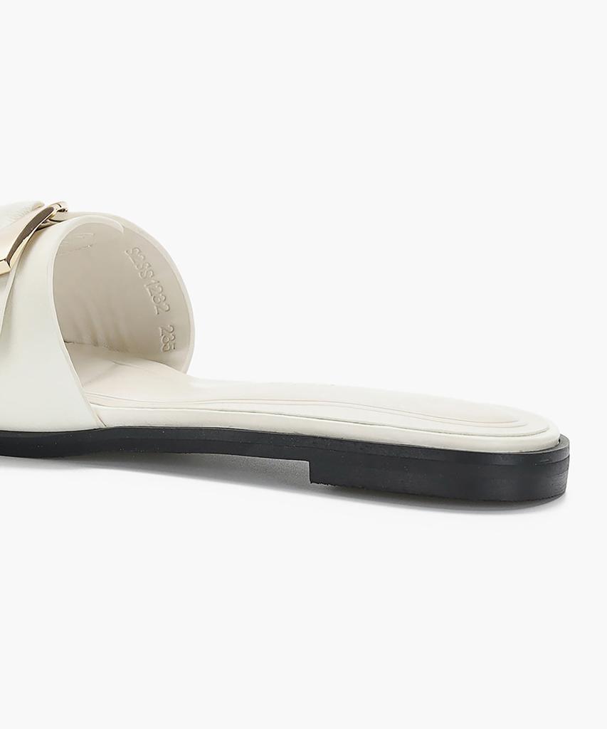 Recur Ecur Signature Anello Big Comfy Slippers Ivory 1232