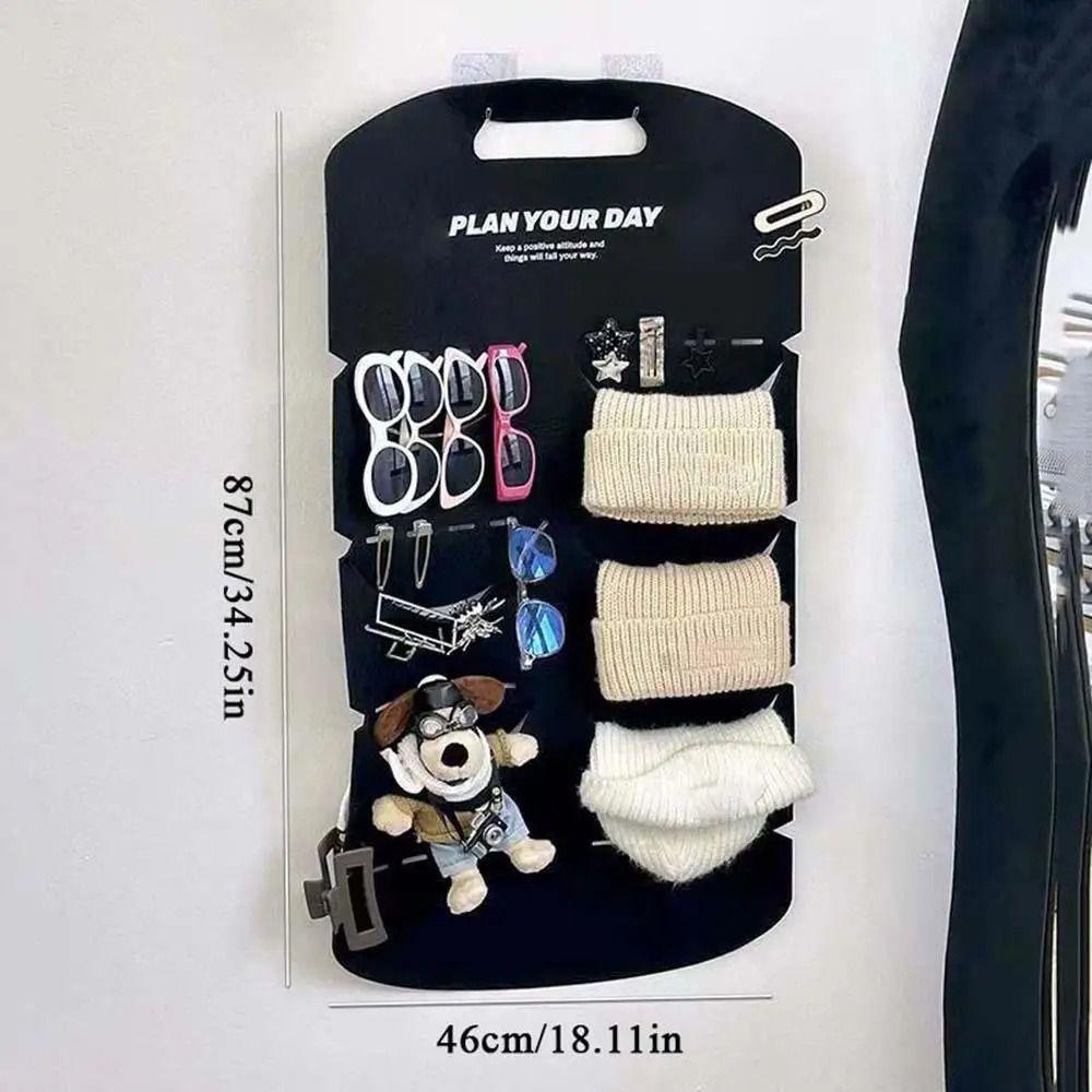 6/12 Pockets Baseball Cap Storage Hanging Bag Visible Hat Storage Holder Wall Door
