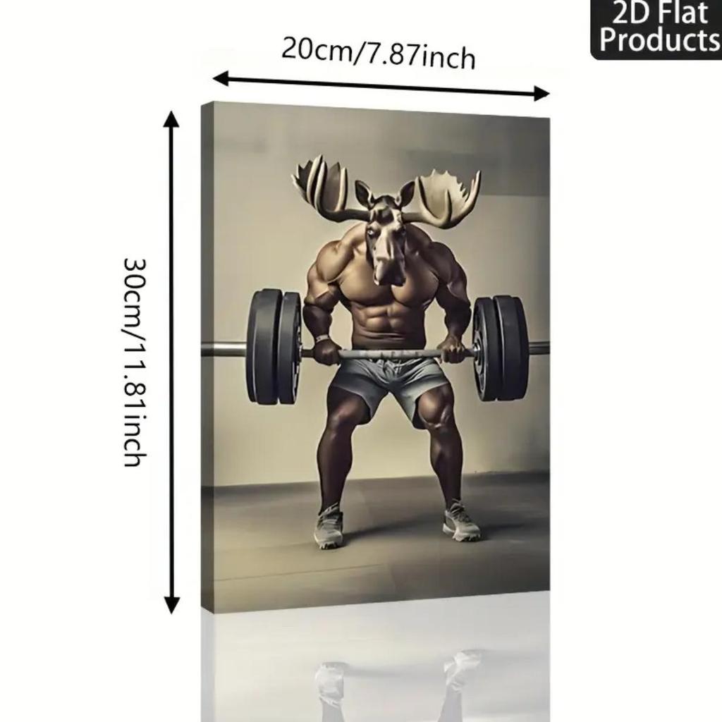 Fitness-Motivations-Wandkunst - Inspirierendes Sportposter
