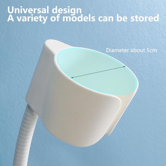 Hair Dryer Rack Wall Mounted Punch-free Universal Adjustment Antler Design Hands Free Hair Straightener Dryer Holder Bathroom Accessories