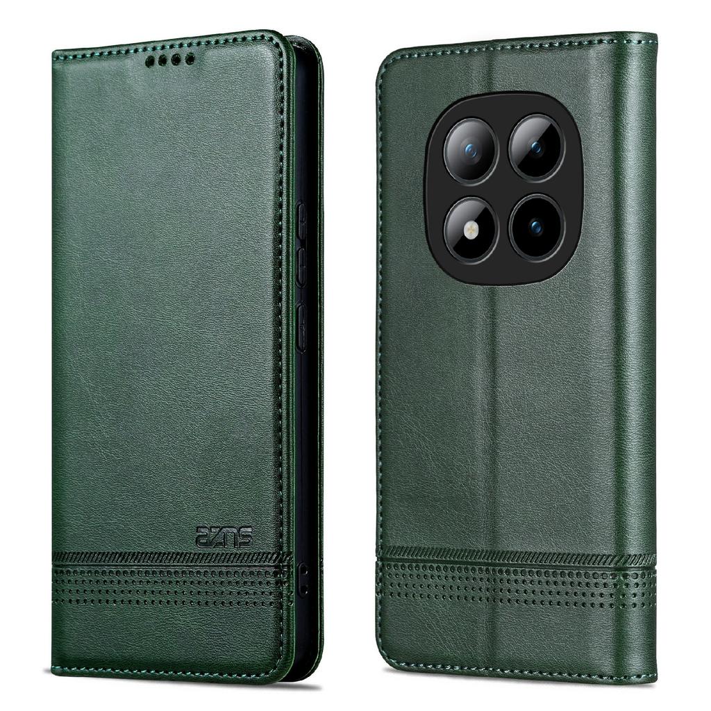 AZNS For Xiaomi Poco M8 Pro 5G/Redmi Note 15 Pro+ 5G (Global) Case Cowhide Texture PU Leather Wallet Phone Cover