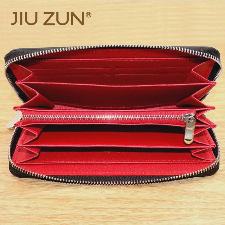 Straw Pattern Microfiber Leather Wallet for Men and Women - Customizable Design