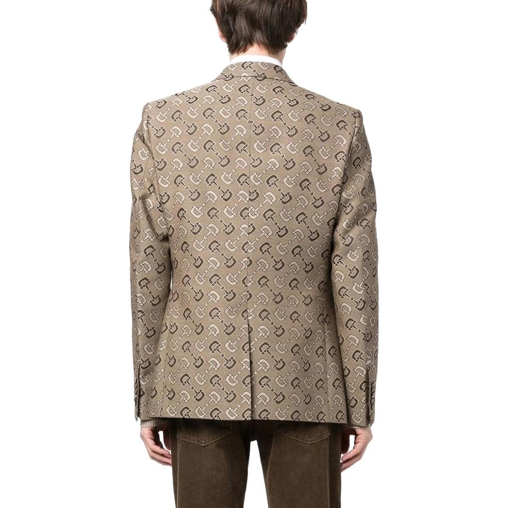 Gucci SS23 Business Suit Coat Men's Light Brown 721140-ZAKIV-9549
